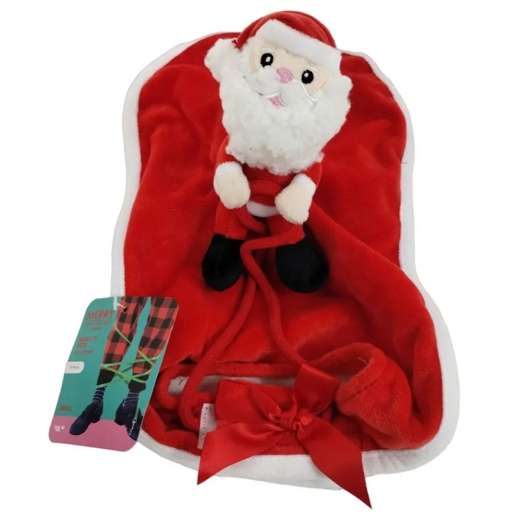 Merry Makings Make it Rein Santa Claus Rider Dog Costume Pet Dog Size Small New